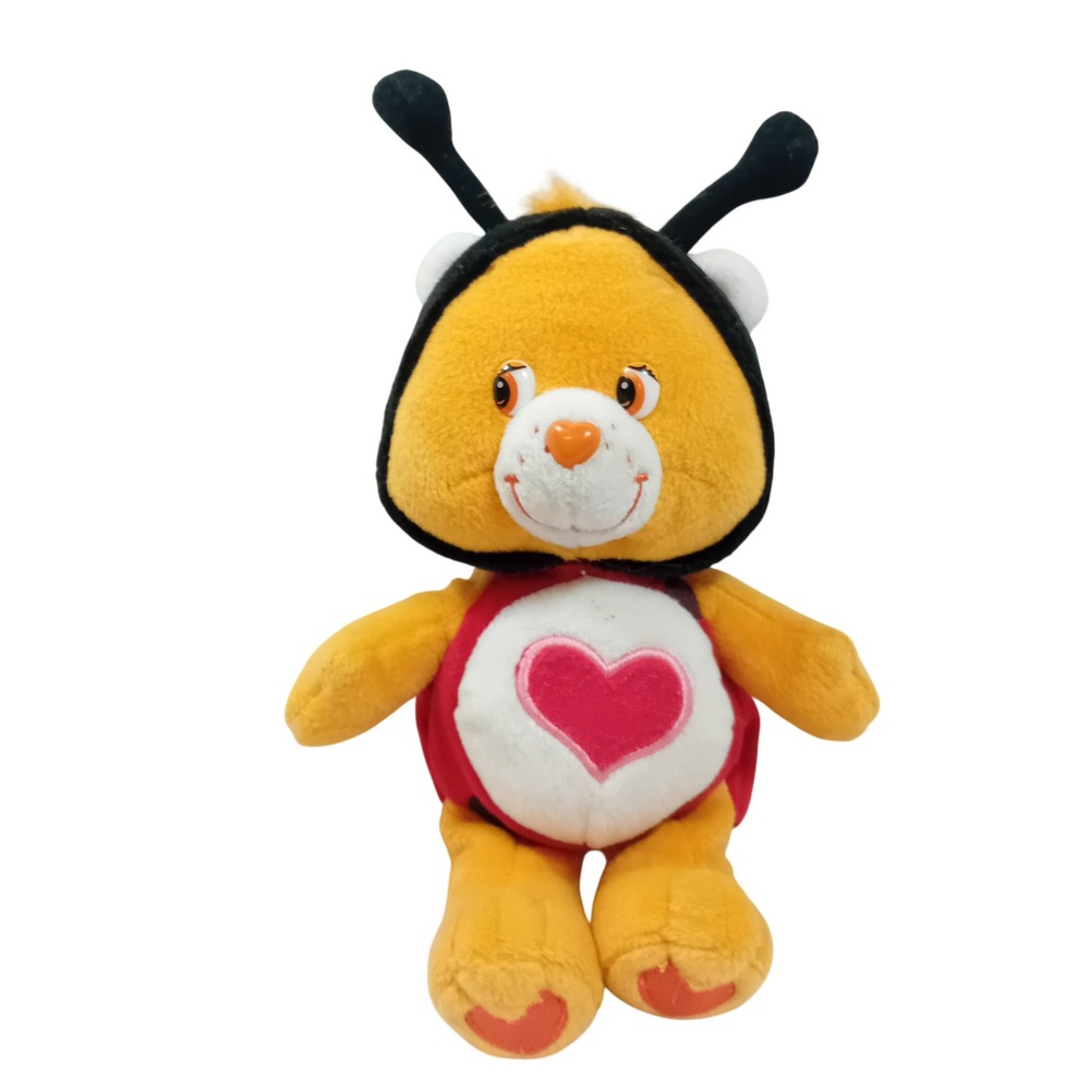 2006 Vintage Y2K Care Bears Tender Heart Orange Ladybug Special Edition Plushie